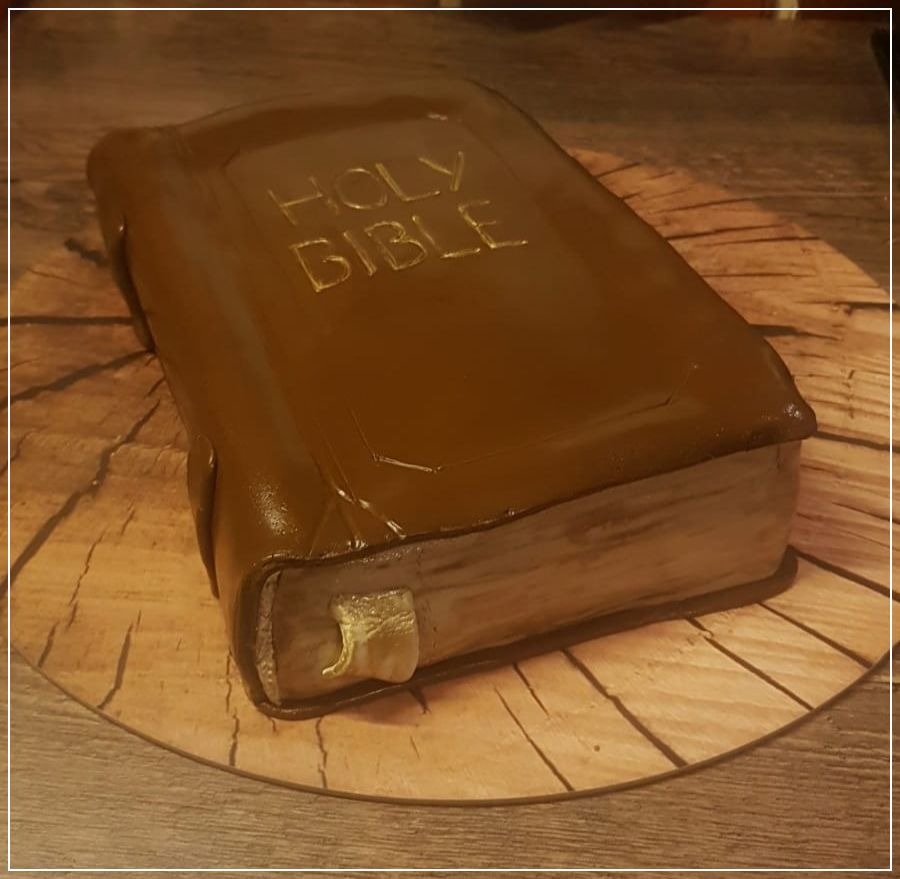 The Holy Bible cake 3